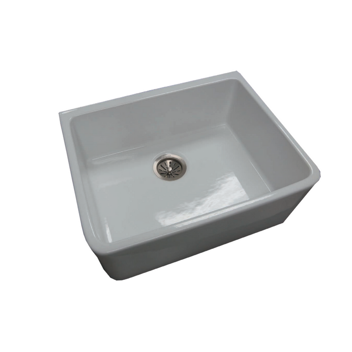 Novanni Elite Apollo 24” Single Basin Farmhouse Fireclay Sink