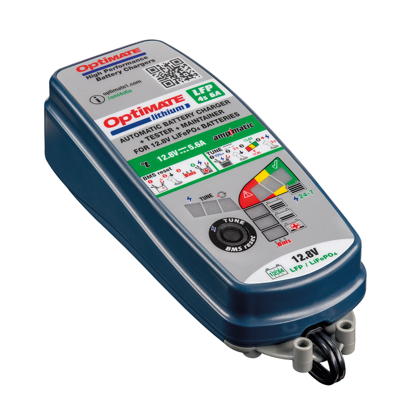 OptiMATE TM-391 LITHIUM Series 10-Step 12.8V 6A Sealed Battery Saving Charger & Maintainer