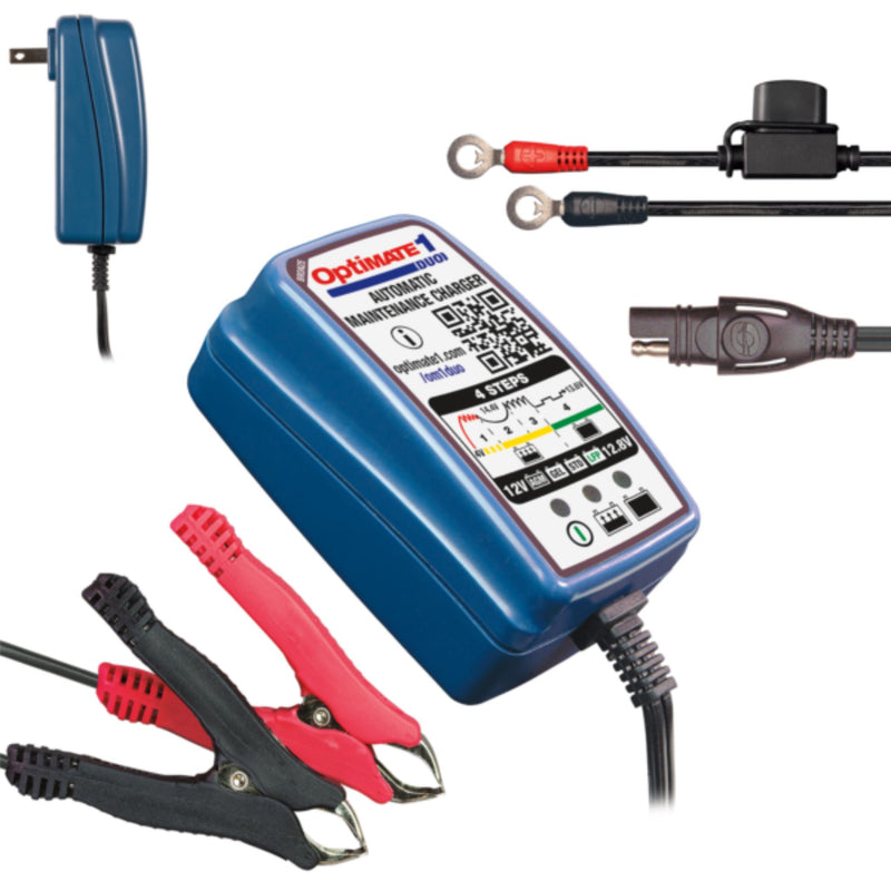 OptiMATE 1 DUO TM-409 BRONZE Series: 4-step 12V / 12.8V 0.6A Battery Charger