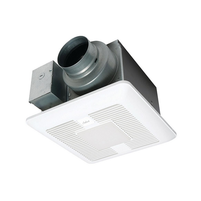 Panasonic WhisperGreen Select Exhaust Fan with Light, 50/80/110 CFM FV-0511VKL2