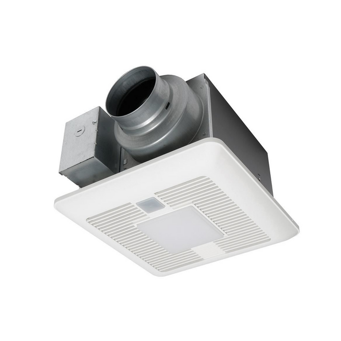 Panasonic WhisperSense DC Exhaust Fan with Light, Motion and Moisture Sensors, 50/80/110 CFM - FV-0511VQCL1