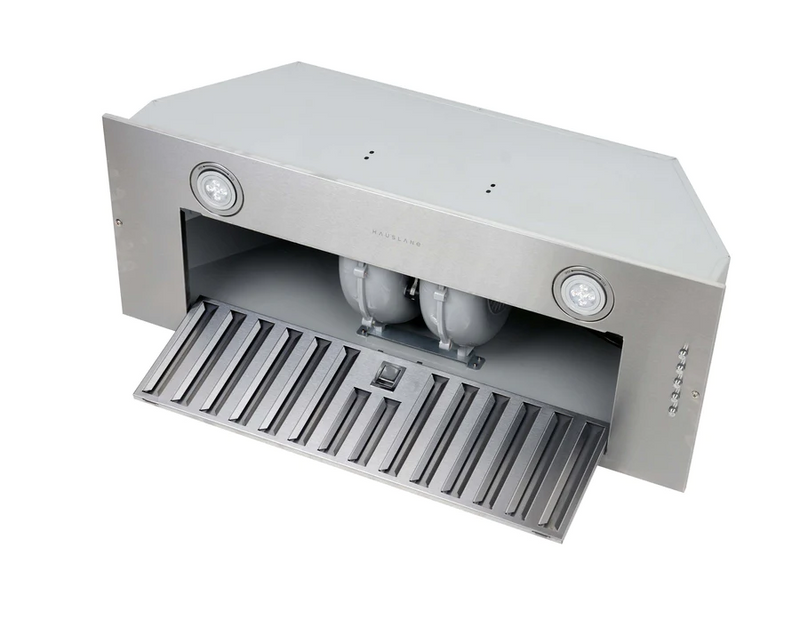 Hauslane Chef 30" IN-R100SS Convertible 600 CFM Stainless Steel Range Hood Insert