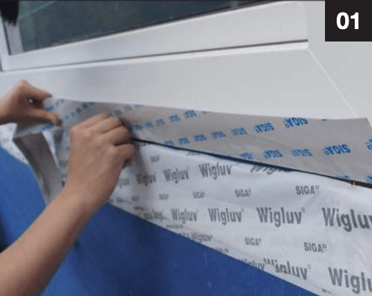 Fentrim® 230 Grey for Windows and Doors by SIGA - Rise