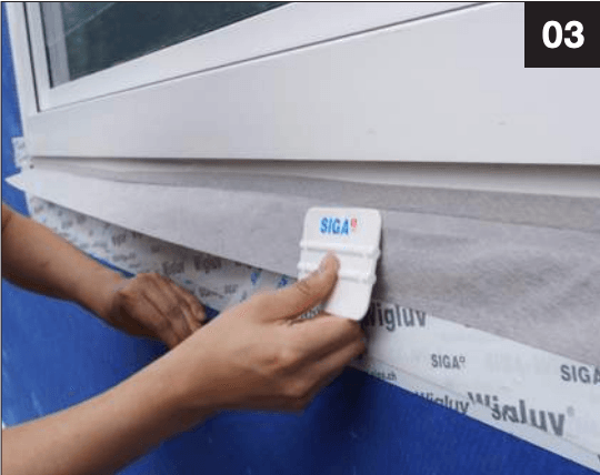 Fentrim® 230 Grey for Windows and Doors by SIGA - Rise