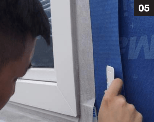 Fentrim® 230 Grey for Windows and Doors by SIGA - Rise