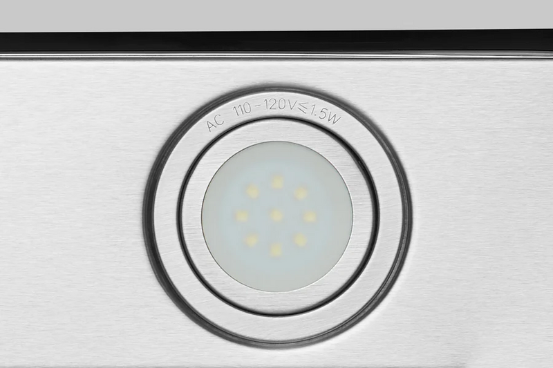 Hauslane WM-600 Chef Series 750 CFM Convertible Stainless Steel Wall-Mounted Range Hood