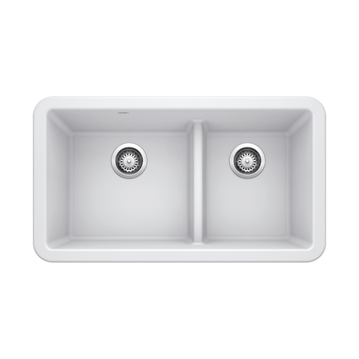Blanco IKON 33 1¾ Low Divide Double Bowl SILGRANIT Apron Kitchen Sink