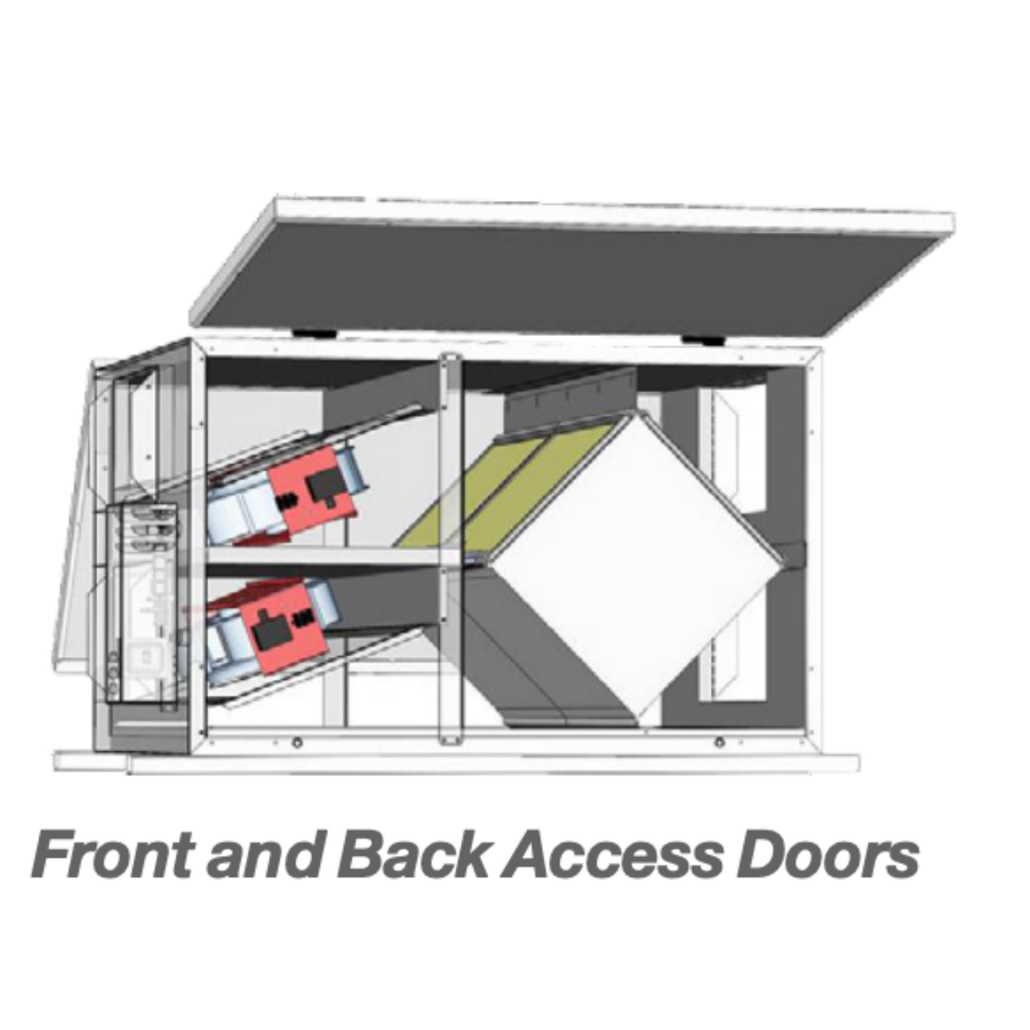 Aldes Light Commercial Energy Recovery Ventilator (ERV) E650L‐Fi‐N 6