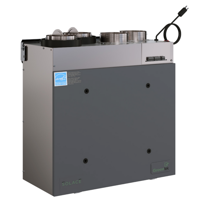 Greentek Solace Series Top Port Heat Recovery Ventilators (HRV)