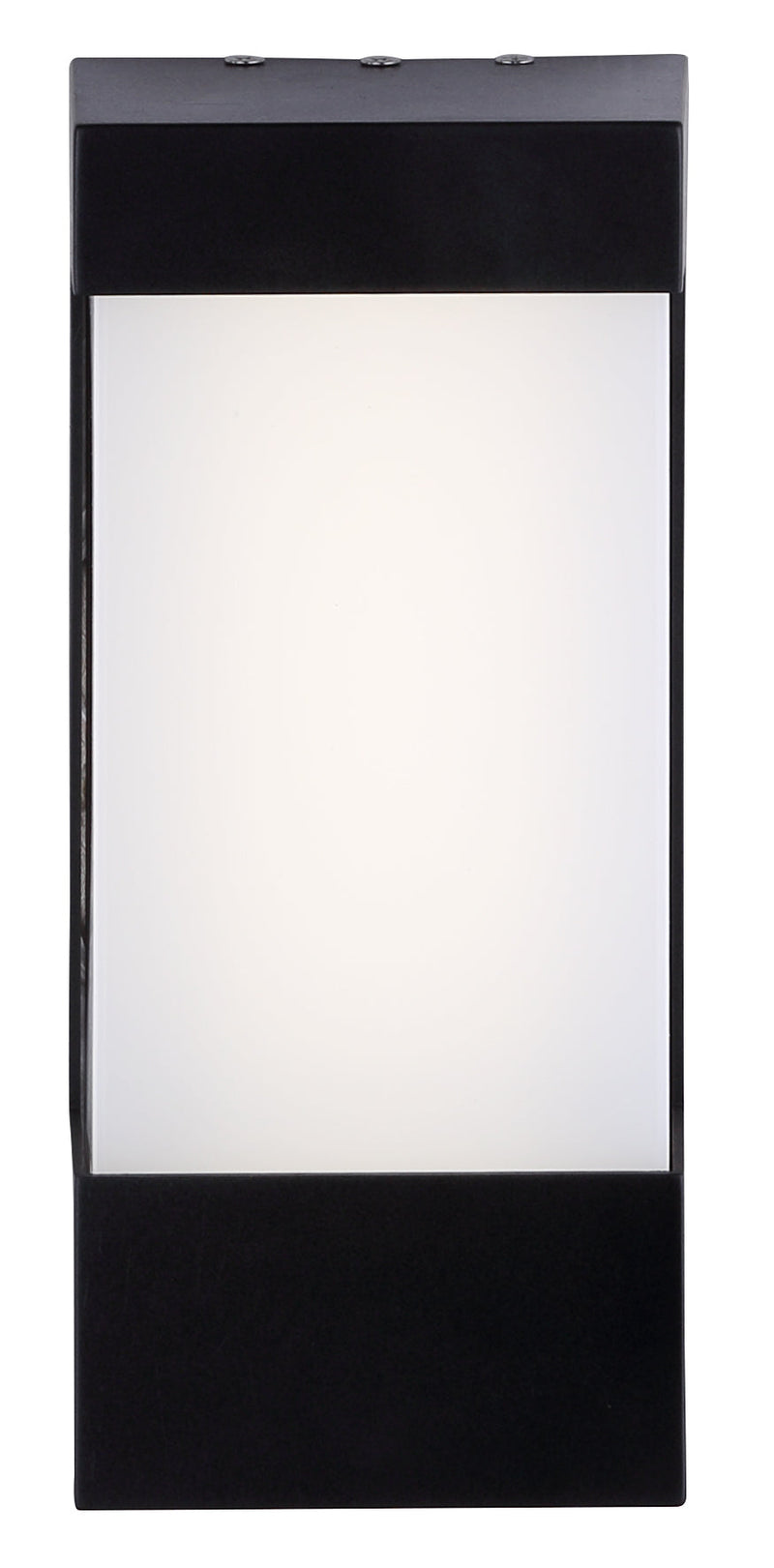 Canarm Polycarbonate Matte Black BRWL-SQ6W-N-BK LED Outdoor Sconce