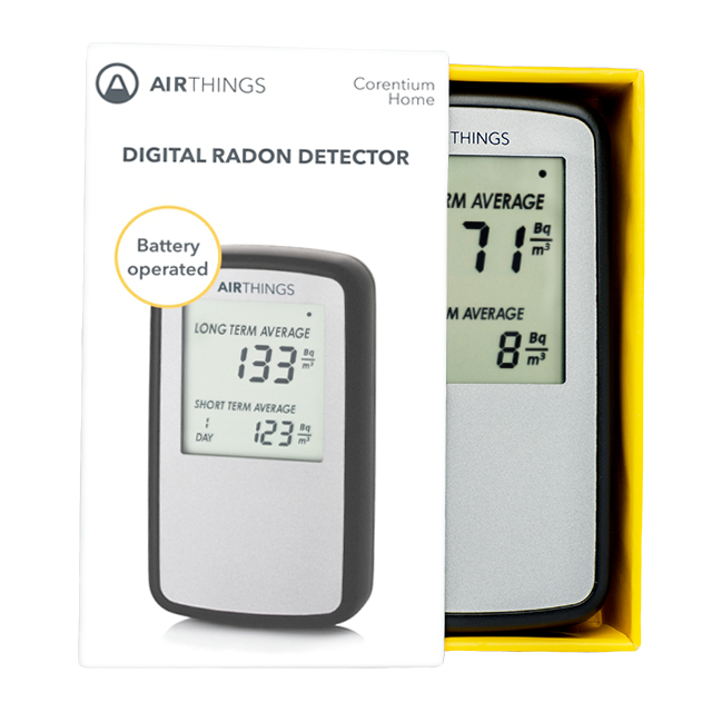 Airthings Corentium Home Radon Gas Detector
