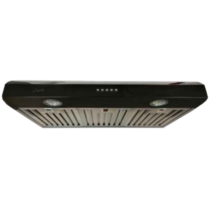 Cyclone 30" Classic Collection 570 CFM Undermount Range Hood with Black Finish - CYB919R30B