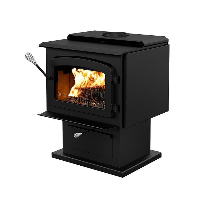 Drolet Escape 1800 Wood Burning Stove - Black Door - DB03102