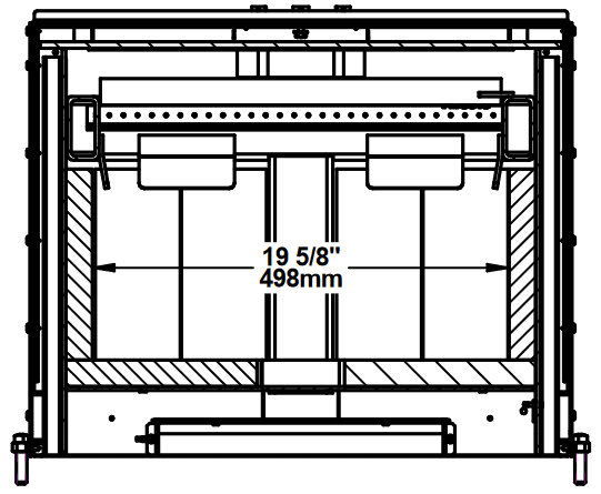 Drolet Escape 1500-I Wood Insert Trio (35 FT) DB03137K3