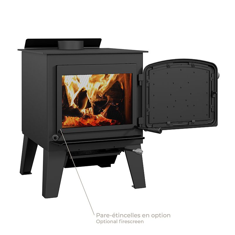 Drolet Black Stag II Wood Burning Stove DB03411