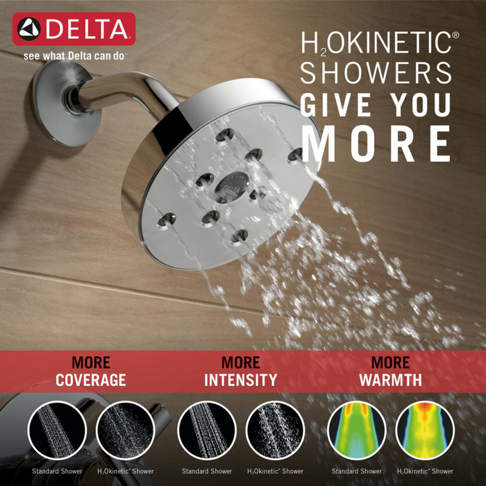 Delta Trinsic Monitor H2OKinetic Shower Trim in Chrome