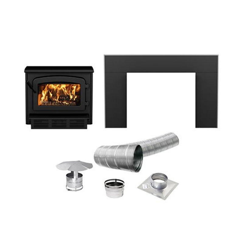 Drolet Escape 1800-I Wood Stove Insert Trio (25ft) DB03127K