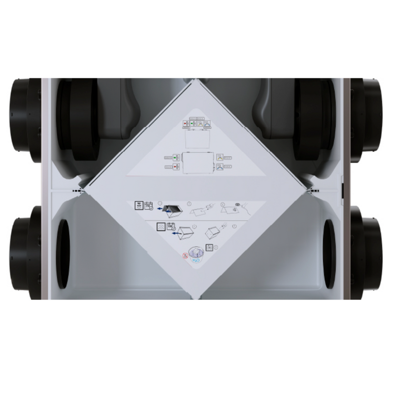 Greentek Premiere PRS Series Side Port Residential Energy Recovery Ventilator