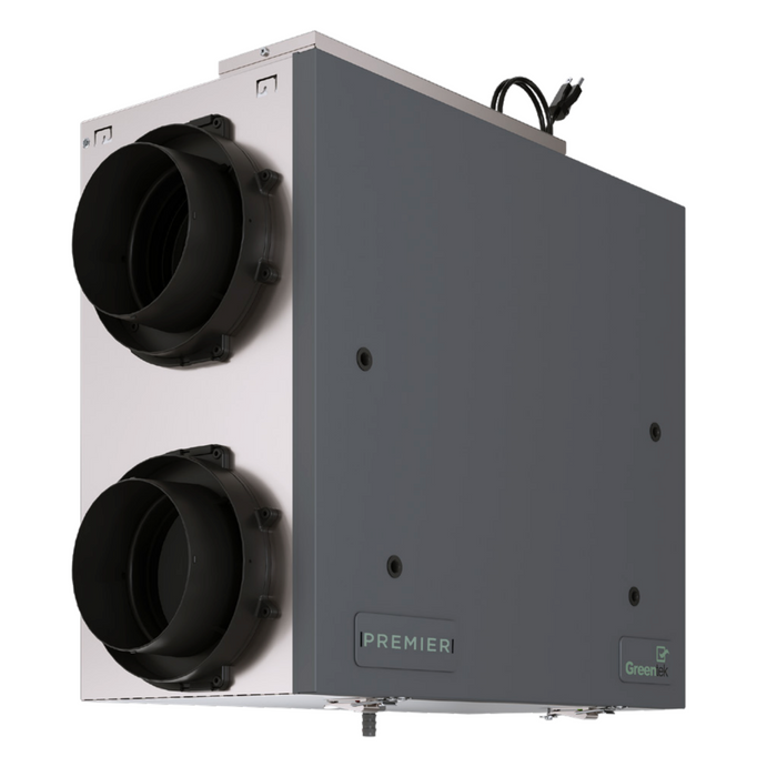 Greentek Premiere PRS Series Side Port Residential Energy Recovery Ventilator