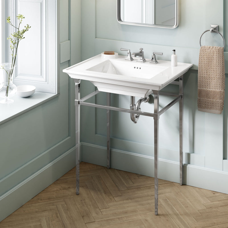 American Standard 7455801.002 Town Square S 8-Inch Widespread 2-Handle Chrome Bathroom Faucet 1.2 gpm With Lever Handles