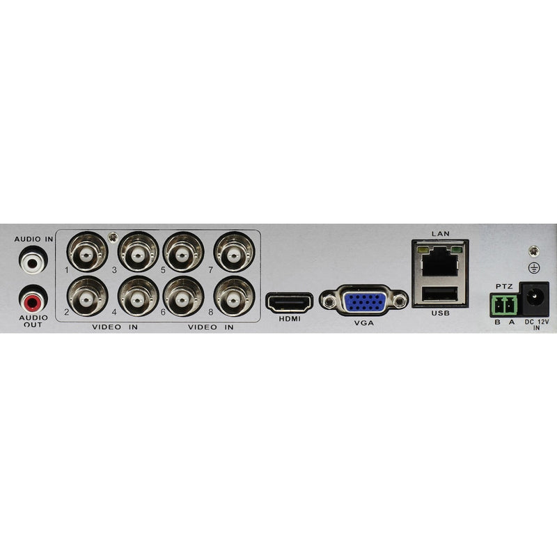 Swann 1080p HD 8 Channel 1TB Hard Drive DVR Security System 4 x 1080p PIR Security Cameras (PRO-1080MSFB), SWDVK-845804WL