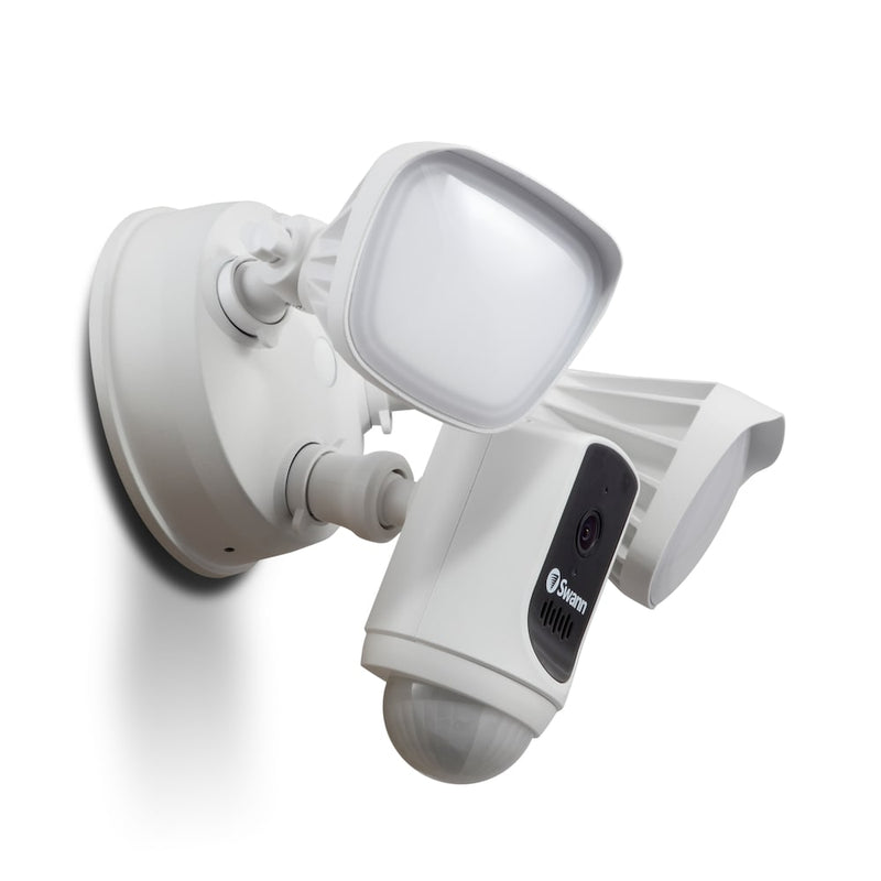 Swann 1080p Smart Wi-Fi Floodlight Security Camera with Alexa and Google Assistant Compatibility