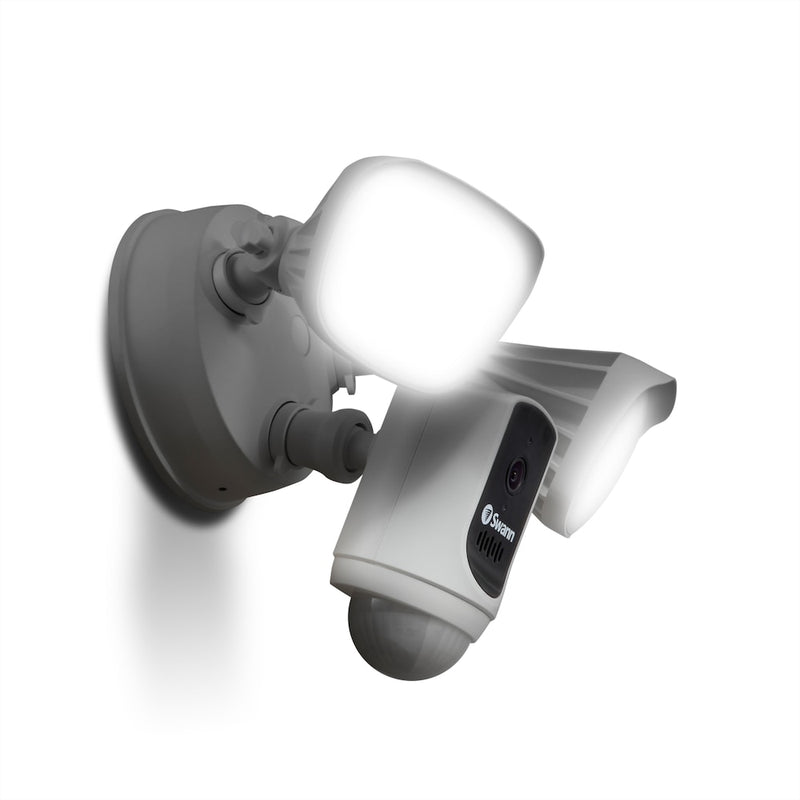 Swann 1080p Smart Wi-Fi Floodlight Security Camera with Alexa and Google Assistant Compatibility