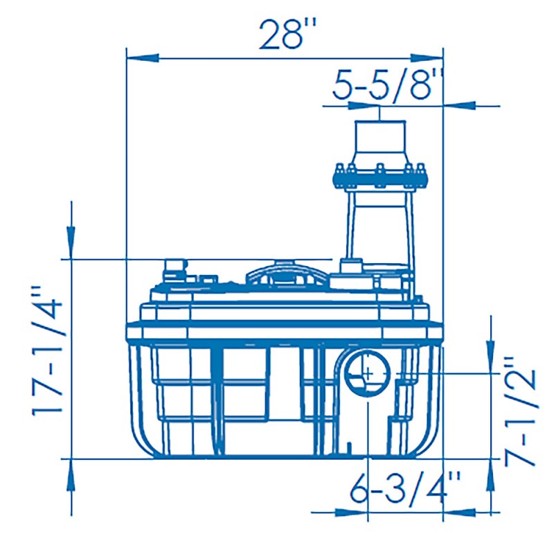 Saniflo 099 Sanicubic 2 VX Vortex 240V Simplex System Lift Station- Residential & Commercial