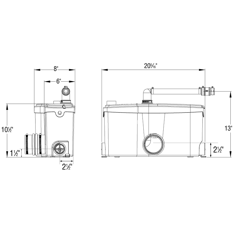Saniflo 014 Sanigrind Pro Macerating Pump