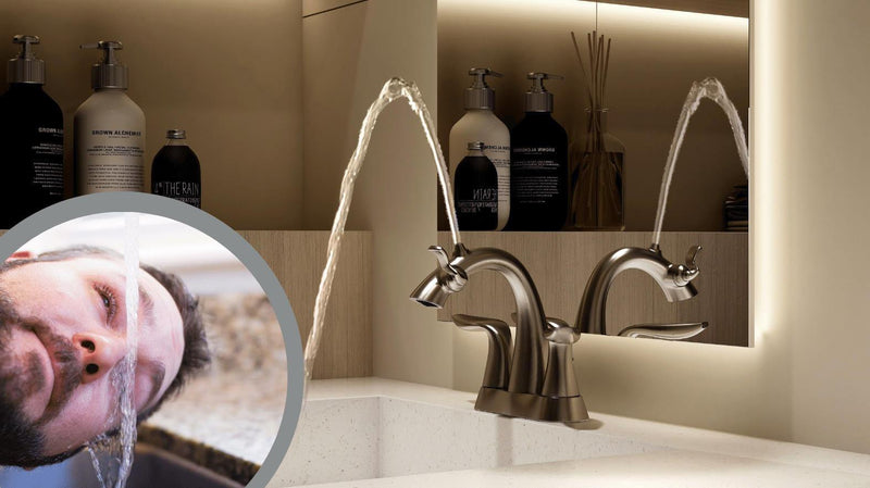 8" Widespread Fountain Faucet - Nasoni - Rise
