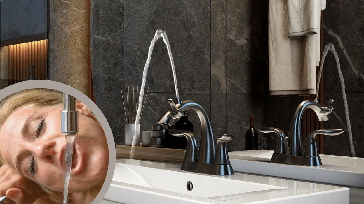8" Widespread Fountain Faucet - Nasoni - Rise