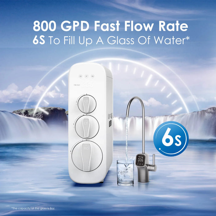 Waterdrop WD-G3P800 Tankless RO System with UV Sterilizing Light
